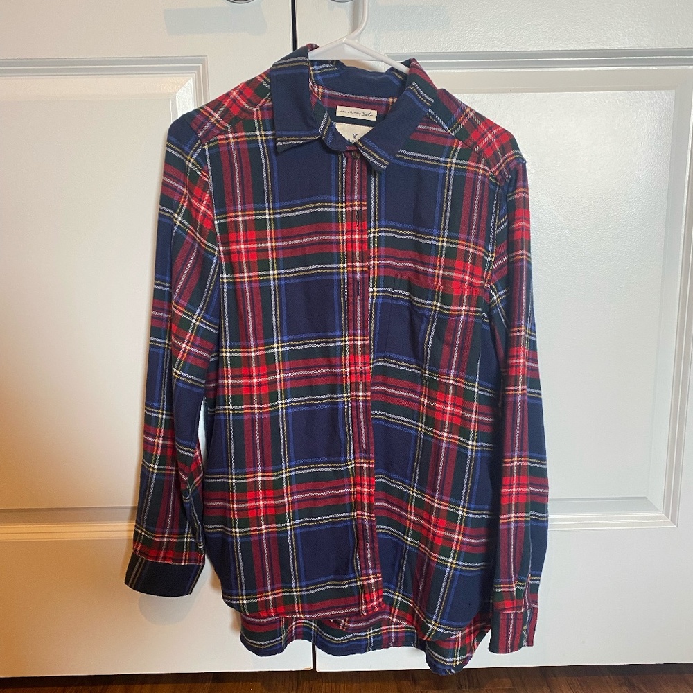 Plaid button up
